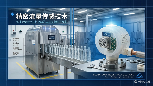 TORLON  PAI （聚酰胺酰亚胺）正在替代 PEEK 在食品饮料罐装生产线流量传感器上的应用